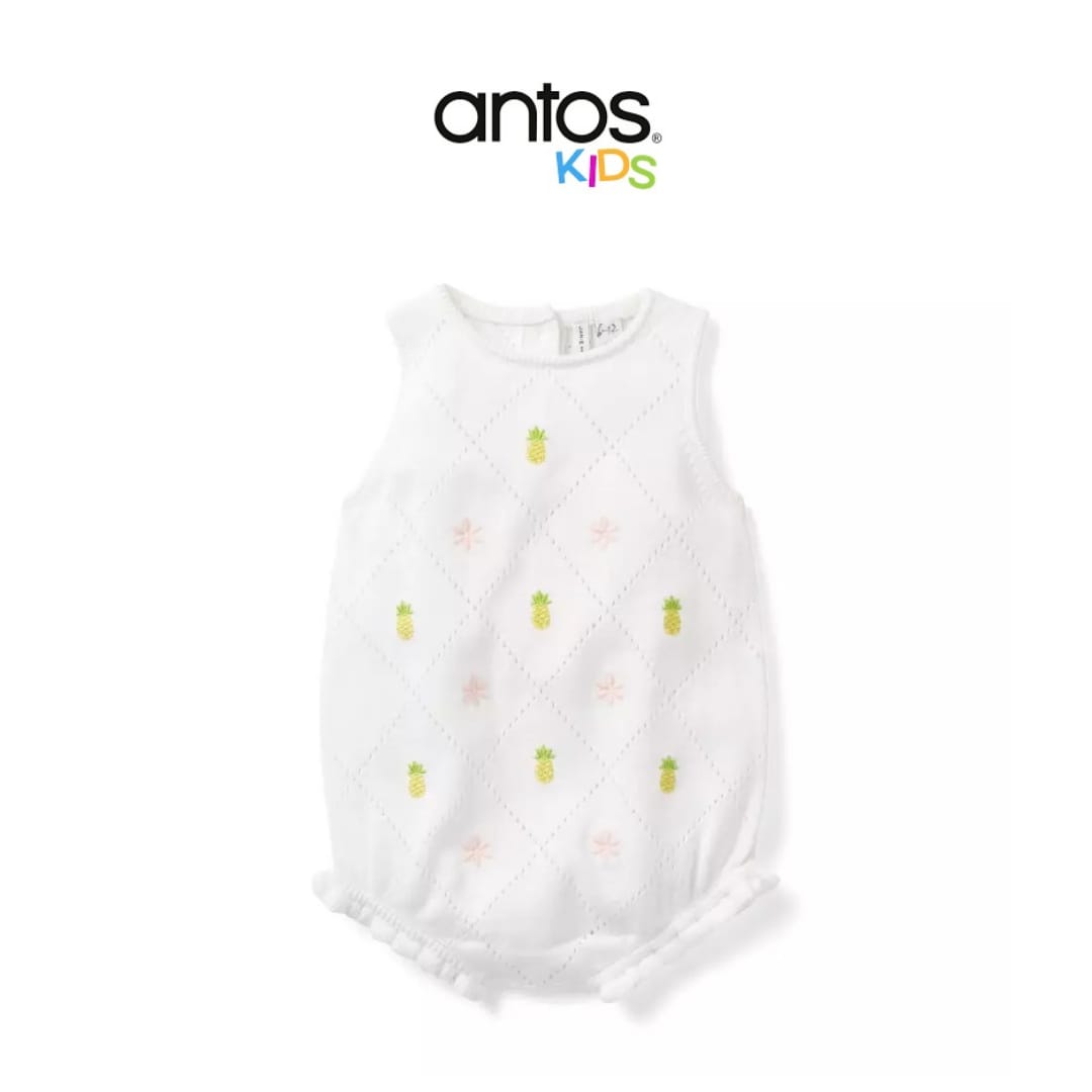 Baby Pineapple Pointelle Romper