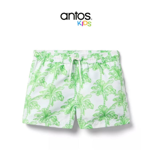 Recycled Palm Tree Swim Trunk