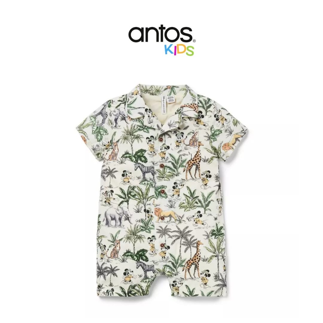 Disney Mickey Mouse Safari Baby Romper