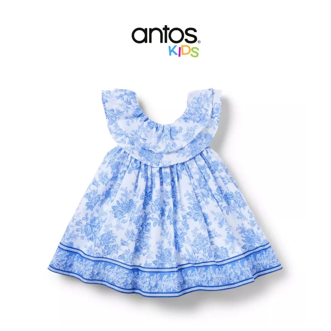 Baby Floral Border Dress