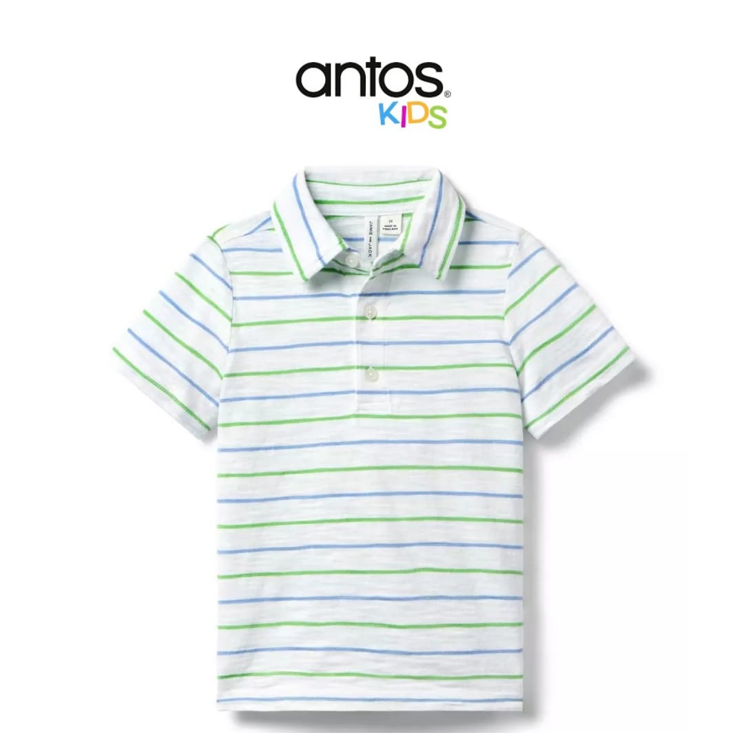 The Striped Slub Polo