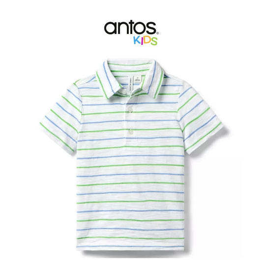 The Striped Slub Polo