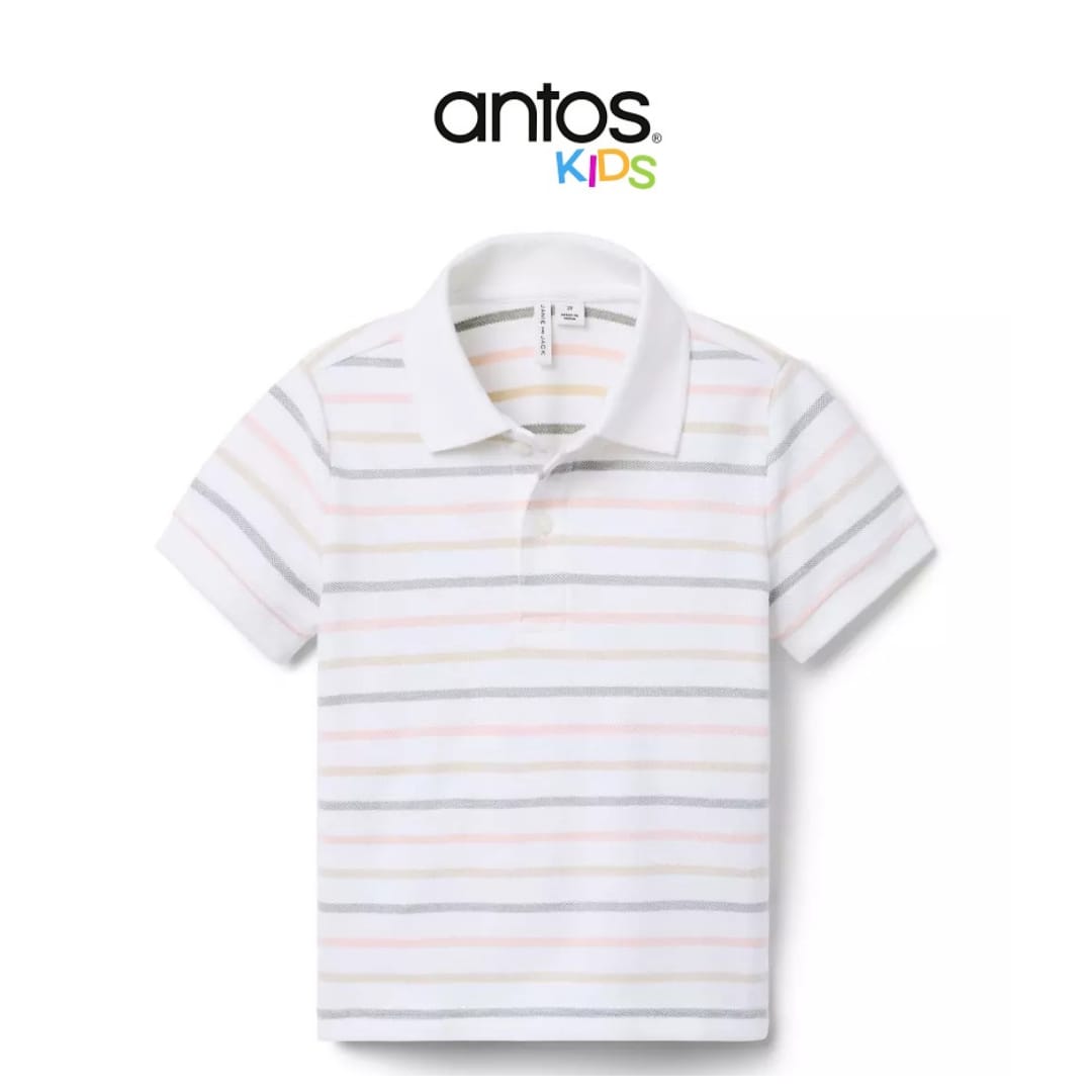 The Striped Pique Polo