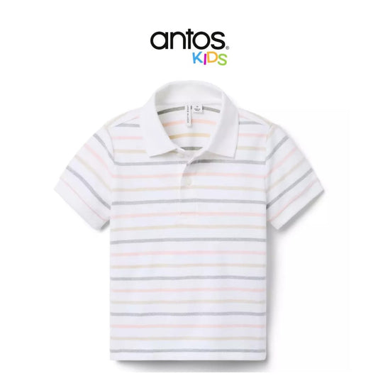 The Striped Pique Polo
