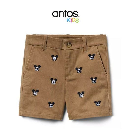 Disney Mickey Mouse Embroidered Twill