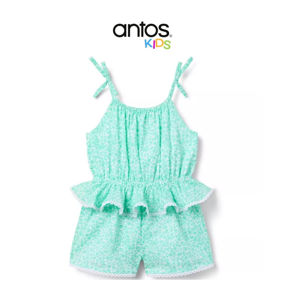 Ditsy Floral Peplum Romper