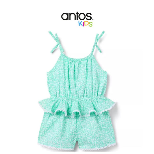 Ditsy Floral Peplum Romper