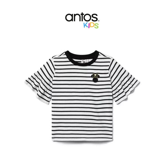 Disney Minnie Mouse Striped Ruffle Top