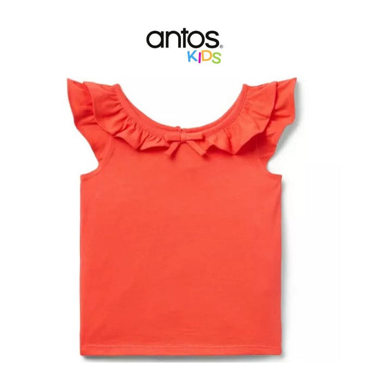 Flutter Sleeve Bow Top