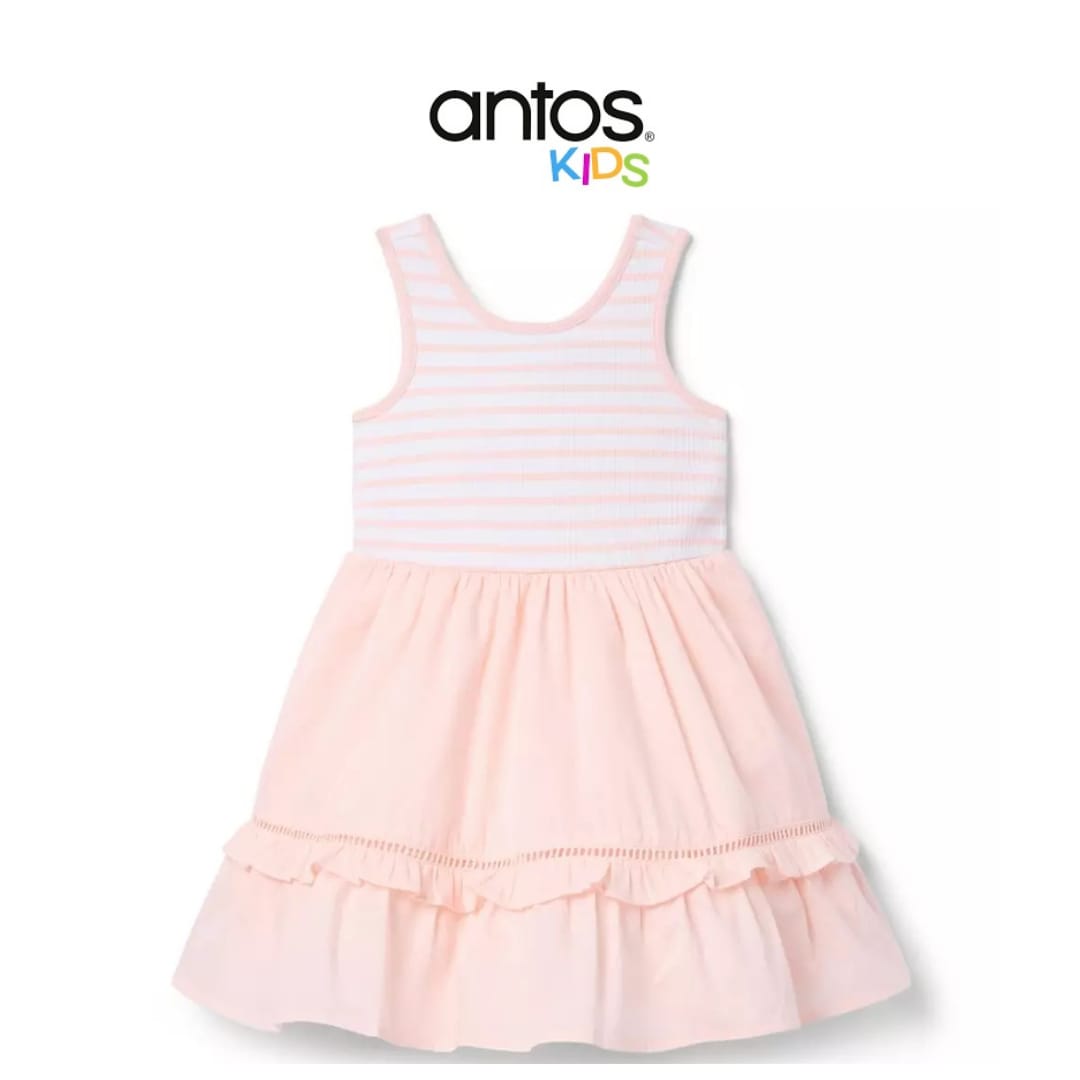 Striped Ruffle Hem Dress