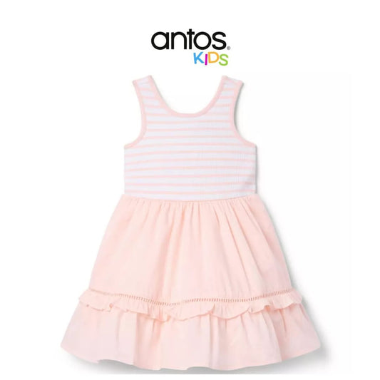 Striped Ruffle Hem Dress