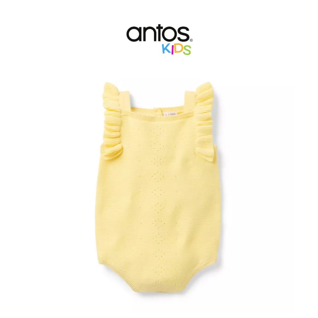Baby Pointelle Ruffle Romper