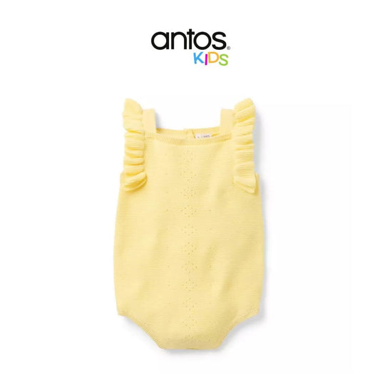 Baby Pointelle Ruffle Romper