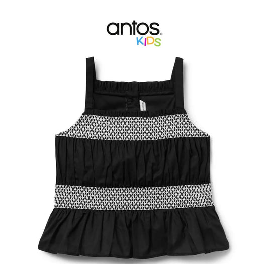 Smocked Ruffle Hem Top