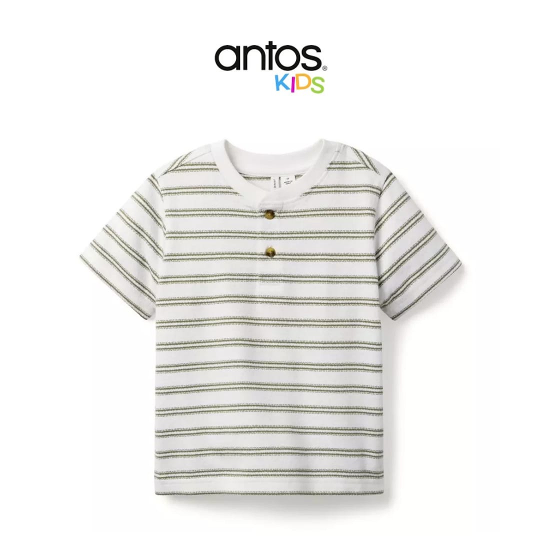 Striped Henley Tee