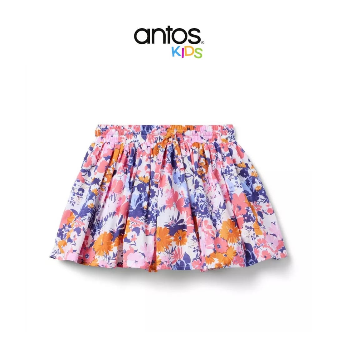Floral Pleated Skort