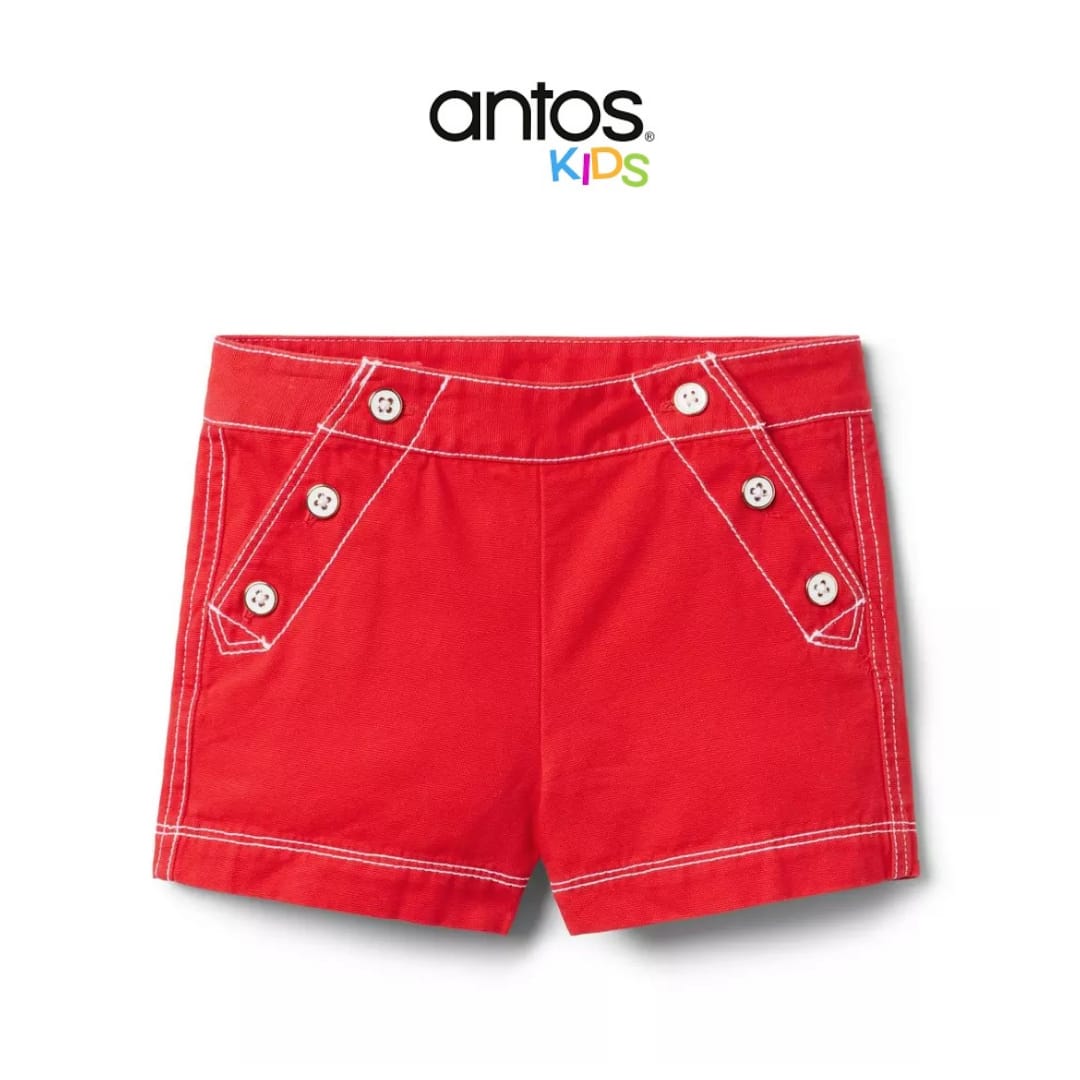 Button Canvas Short
