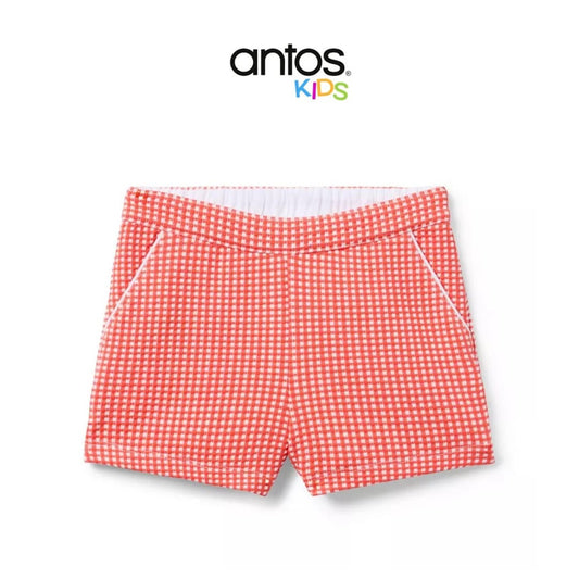 Gingham Jacquard Short