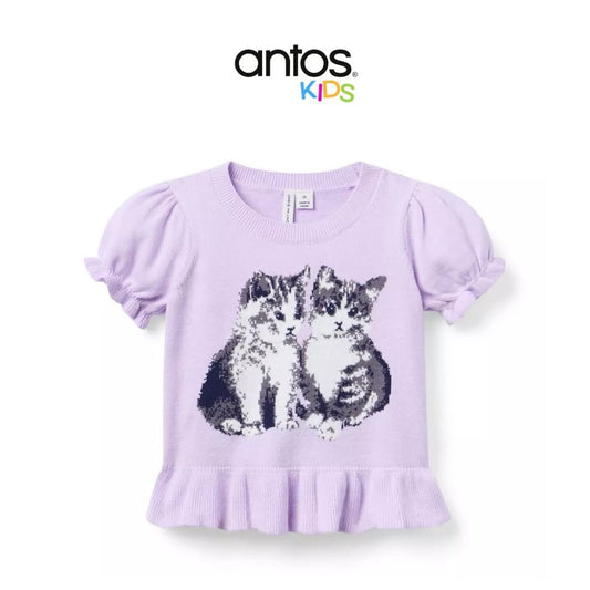 Kitten Peplum Sweater Top