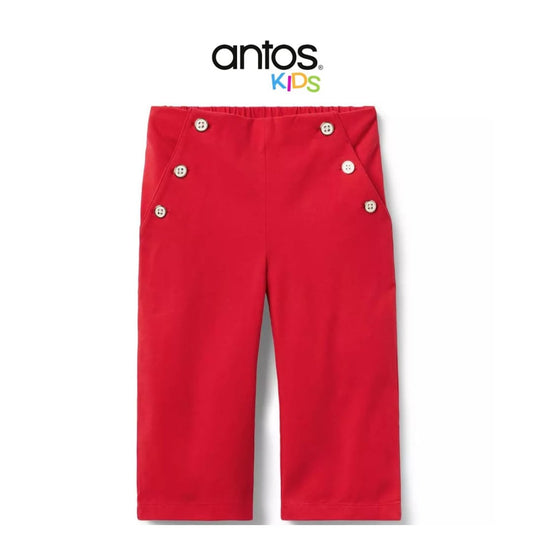 Wide Leg Button Pant