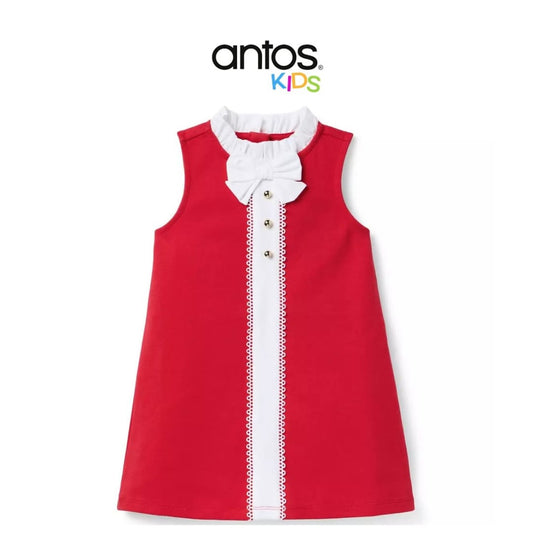 Lace Trim Ponte Dress