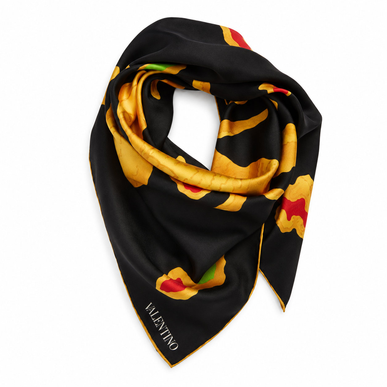 Dragon Reedition Woven Foulard
