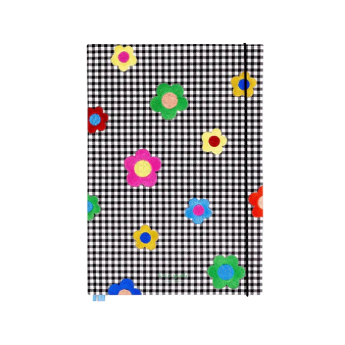 Take Note XL Notebook, Gingham Garden