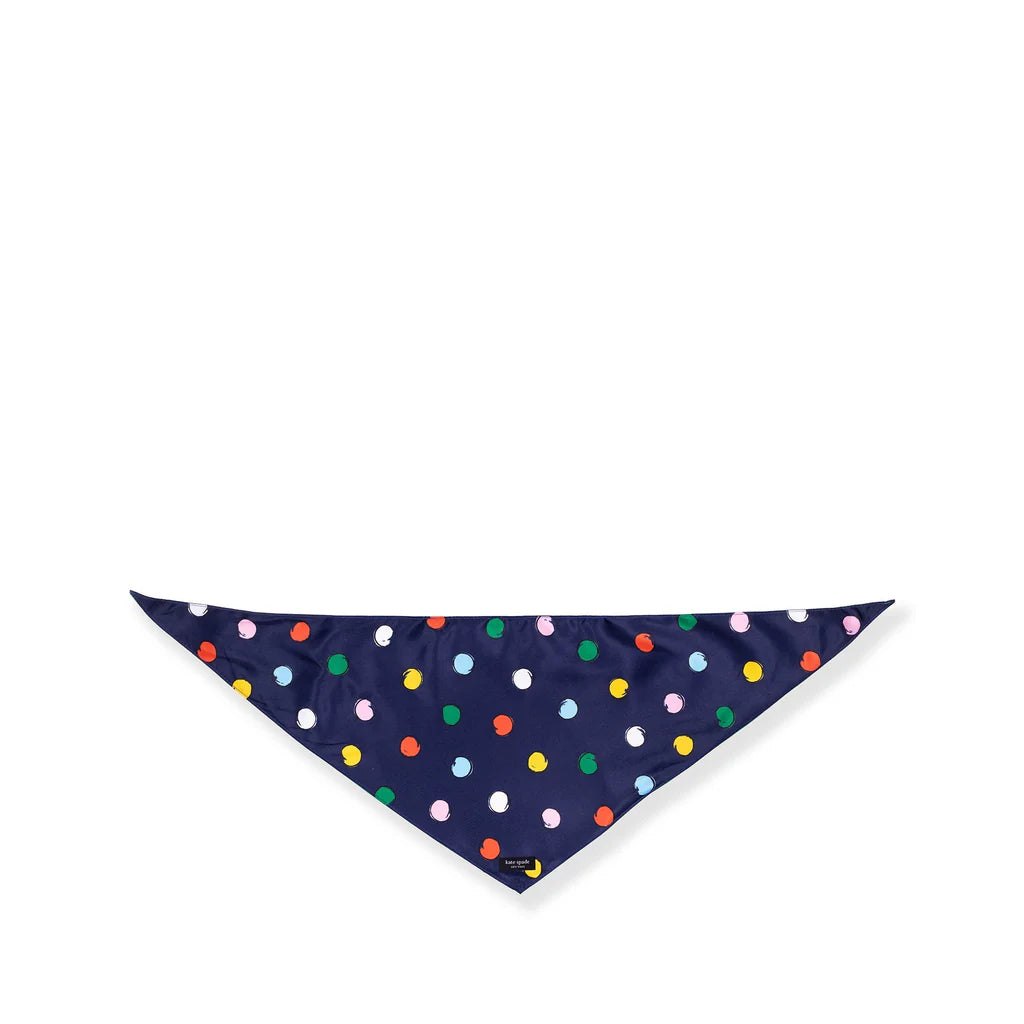 WATERCOLOR DOT M/L PET BANDANA
