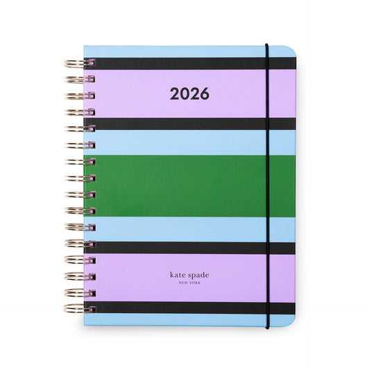 12 Month Large Planner, Downtown Stripe