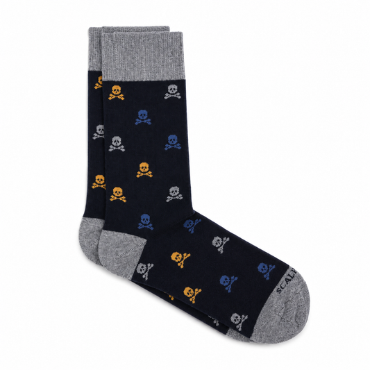 Scnos Skull Color Mid Socks
