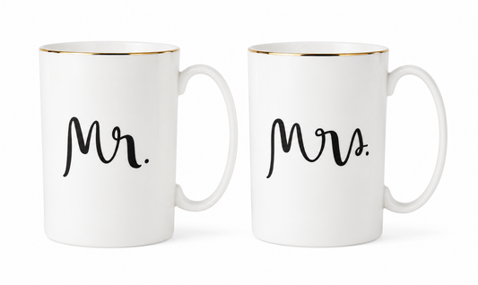 Bridal Party Mrmrs 2-Piece Mug S