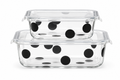 Deco Dot 2-Piece  Rectagular Storage Set