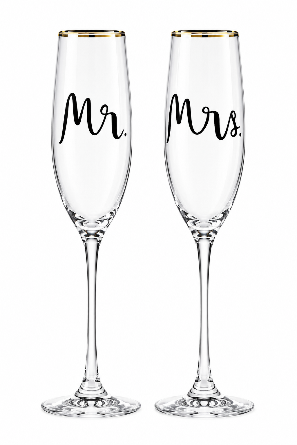 Bridal Party 2-Piece Champagne Flute Set