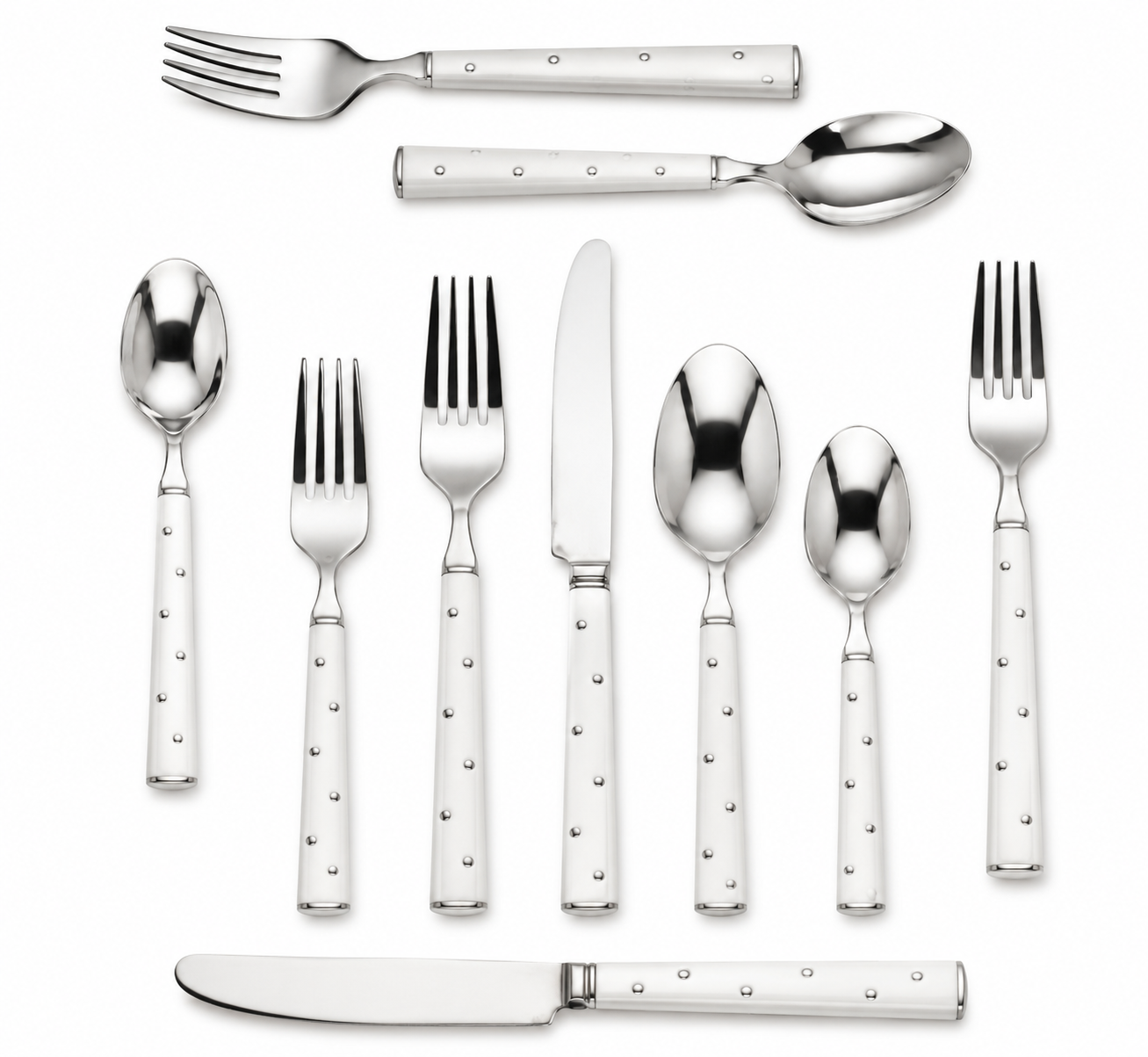 Larabee Dot 20-Piece Flatware Set