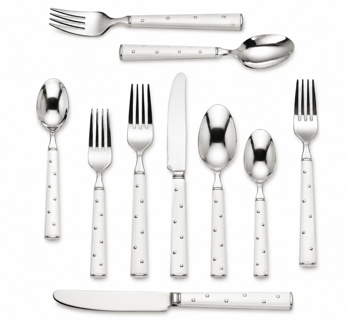 Larabee Dot 20-Piece Flatware Set