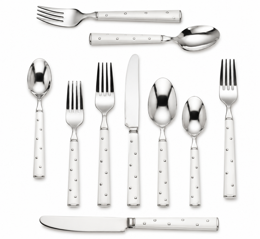 Larabee Dot 20-Piece Flatware Set