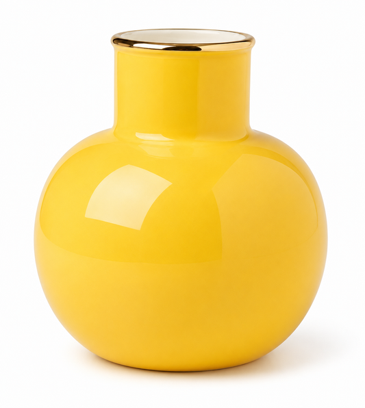 Make It Pop Yellow Small Vase