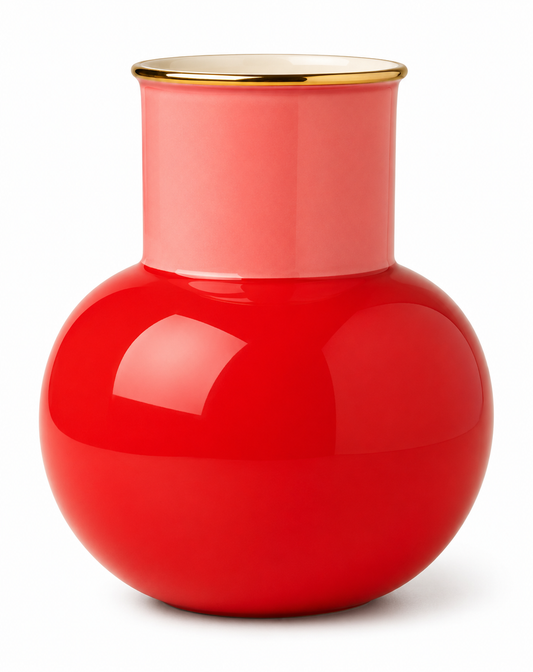 Make It Pop Warm Red Bouquet Vase