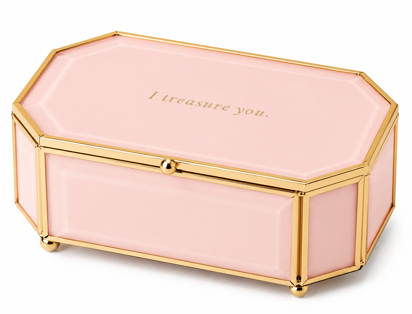 Treasure You Pink Jewelry Box