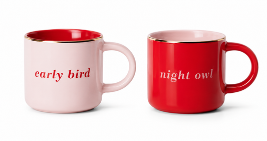 Two Of A Kind Early Bird   Night Owl Mug