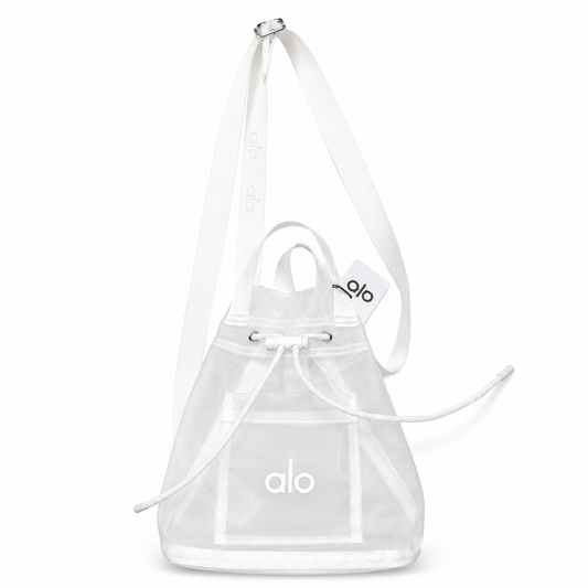 Sheer Cross Body Bucket Bag