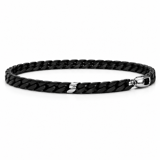 Ceramic Cuban White Gold 18K