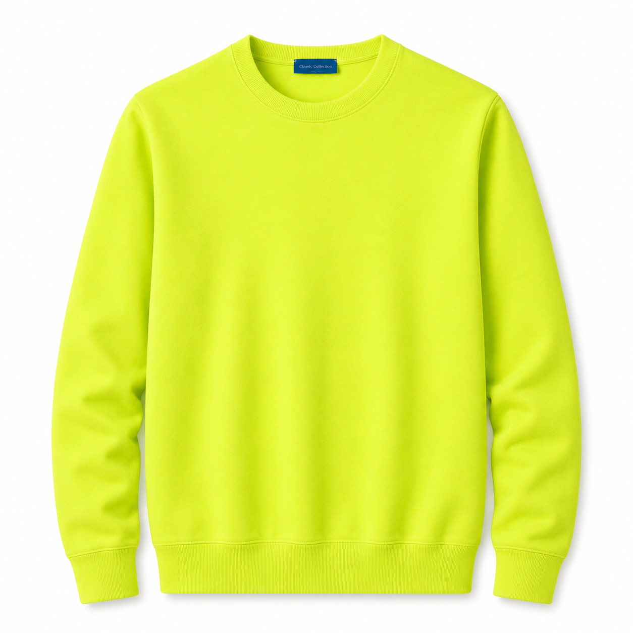 Round-Neck Knit Sweater