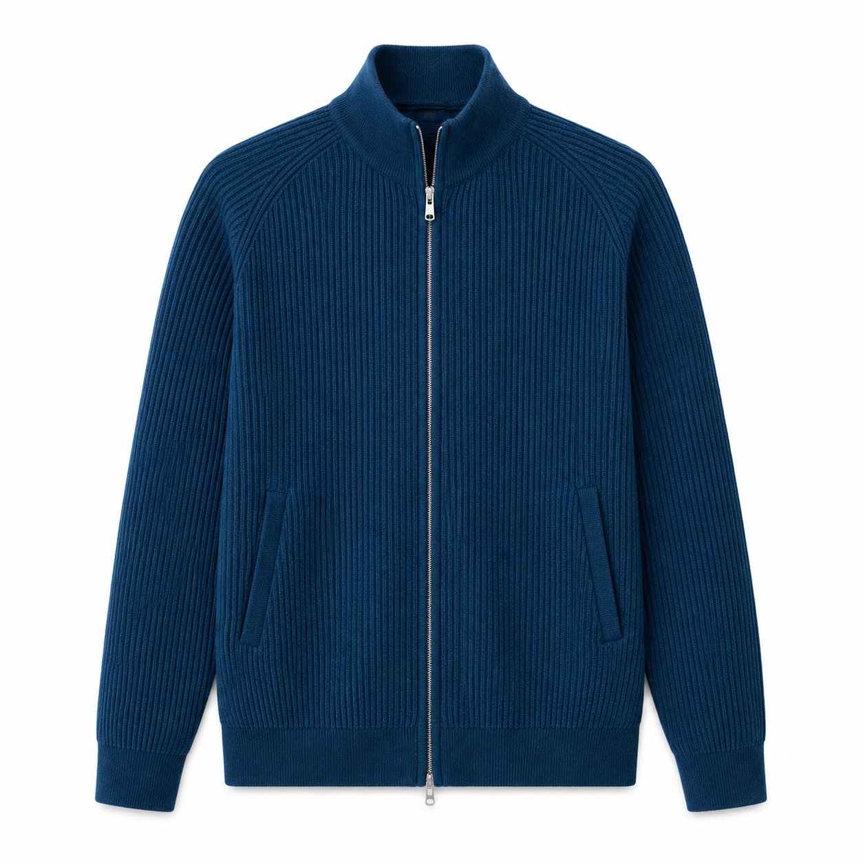 Cashmere Full-Zip Knit