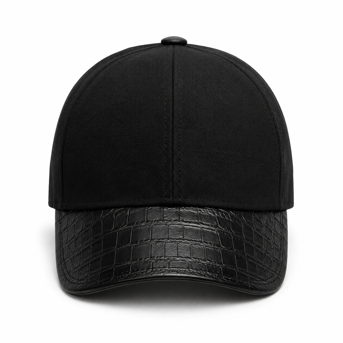 Crocodile Leather Baseball Cap