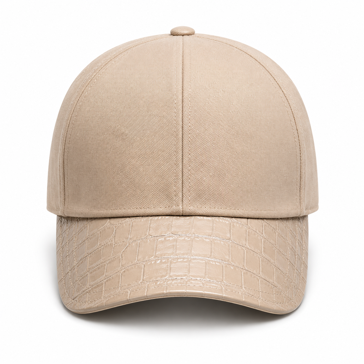 Crocodile Leather Baseball Cap