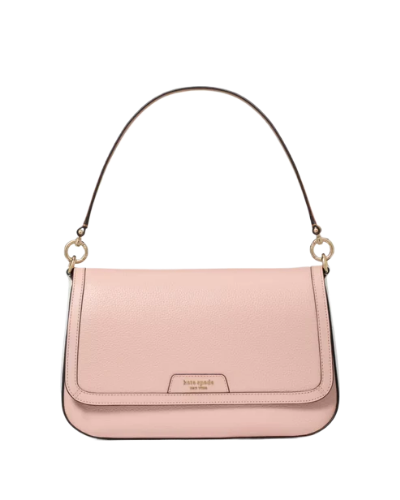 Hudson Colorblocked Convertible Flap Shoulder Bag