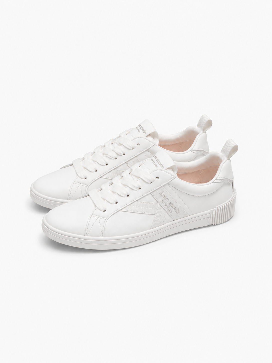 K As In Kate Smooth Leather Court Sneake