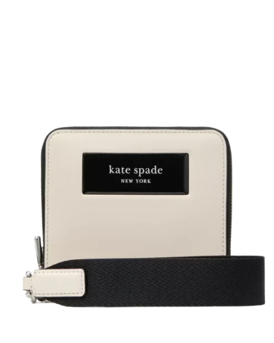 Label Small Compact Webbed Wristlet
