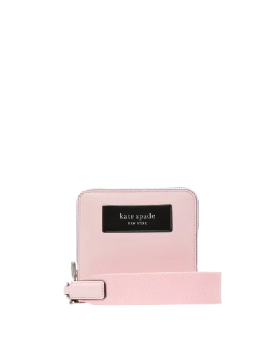Label Small Compact Webbed Wristlet